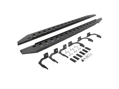 Go Rhino RB20 Slim Running Boards; Textured Black (10-14 RAM 2500 Crew Cab)