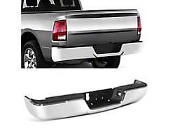 Rear Bumper; Not Pre-Drilled for Backup Sensors; Chrome (10-18 RAM 2500)