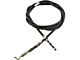 Rear Parking Brake Cable; 117.16-Inch; Passenger Side (2008 RAM 2500 Quad Cab)