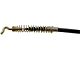 Rear Parking Brake Cable; 117.16-Inch; Passenger Side (2008 RAM 2500 Quad Cab)