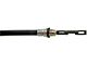 Rear Parking Brake Cable; 117.16-Inch; Passenger Side (2008 RAM 2500 Quad Cab)