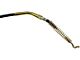 Rear Parking Brake Cable; 69.01-Inch; Driver Side (2008 RAM 2500 Quad Cab)