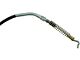 Rear Parking Brake Cable; 87-Inch; Driver Side (2008 RAM 2500)