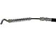 Rear Parking Brake Cable; Driver Side (03-13 RAM 2500 Regular Cab, Quad Cab, Crew Cab)