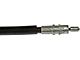 Rear Parking Brake Cable; Driver Side (03-13 RAM 2500 Regular Cab, Quad Cab, Crew Cab)