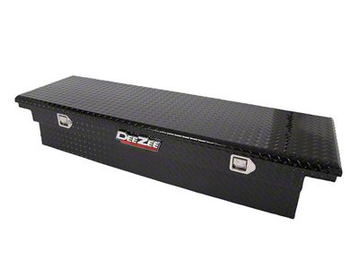 Red Label Series Low Profile Single Lid Crossover Tool Box; Gloss Black (Universal; Some Adaptation May Be Required)