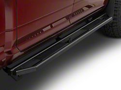 Rocker Armor Side Step Bars; Matte Black (10-24 RAM 2500 Crew Cab)