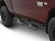 Round Tube Drop Style Nerf Side Step Bars; Black (10-24 RAM 2500 Crew Cab)