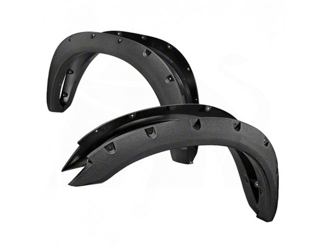 Rugged Fender Flares; Textured Black (10-18 RAM 2500)