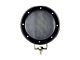 Rugged Heavy Duty Grille Guard with 5.30-Inch Black Round Flood LED Lights; Black (19-24 RAM 2500, Excluding Power Wagon)