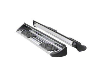 Stainless Side Entry Running Boards without Mounting Brackets; Polished (10-24 RAM 2500 Mega Cab)