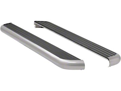 MegaStep 6.50-Inch Wheel-to-Wheel Running Boards; Polished Stainless (14-18 RAM 2500 Regular Cab w/ 8-Foot Box)