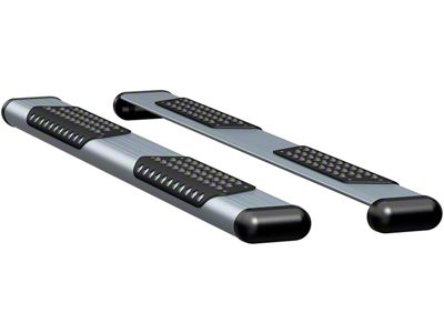 O-Mega II 6-Inch Oval Side Step Bars; Body Mount; Silver (10-24 RAM 2500 Regular Cab)