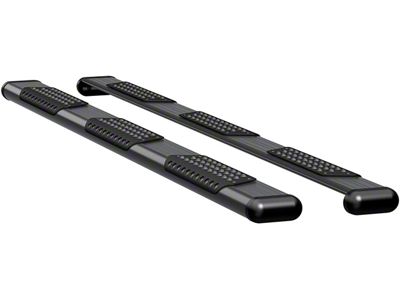 O-Mega II 6-Inch Wheel-to-Wheel Oval Side Step Bars; Textured Black (14-18 RAM 2500 Regular Cab w/ 8-Foot Box)