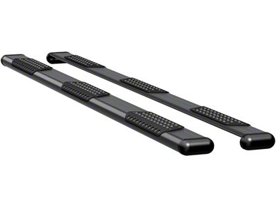 O-Mega II 6-Inch Wheel-to-Wheel Oval Side Step Bars; Textured Black (14-18 RAM 2500 Mega Cab)