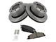 Semi-Metallic 8-Lug Brake Rotor and Pad Kit; Rear (09-18 RAM 2500)