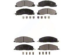 Semi-Metallic Brake Pads; Front and Rear (09-18 RAM 2500)