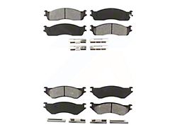 Semi-Metallic Brake Pads; Front and Rear (03-08 RAM 2500)