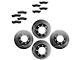 Semi-Metallic Performance 8-Lug Brake Rotor and Pad Kit; Front and Rear (03-08 RAM 2500)