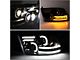 Sequential Turn Signal Projector Headlights; Black Housing; Clear Lens (10-18 RAM 2500 w/ Factory Halogen Non-Projector Headlights)