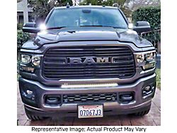 Single 30-Inch Amber LED Light Bar with Bumper Mounting Brackets (19-24 RAM 2500)