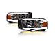 SQ Series Headlights with Sequential Turn Signals; Chrome Housing; Clear Lens (03-05 RAM 2500)