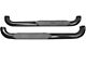 Platinum 4-Inch Oval Side Step Bars; Black (03-09 RAM 2500 Regular Cab)