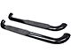 Platinum 4-Inch Oval Side Step Bars; Black (03-09 RAM 2500 Regular Cab)