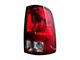 Tail Light; Chrome Housing; Red Lens; Passenger Side (10-18 RAM 2500 w/ Factory Halogen Tail Lights)