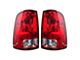 Tail Lights; Chrome Housing; Red Lens (10-18 RAM 2500 w/ Factory Halogen Tail Lights)