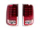 Tail Lights; Chrome Housing; Red Lens (13-18 RAM 2500 w/ Factory LED Tail Lights)