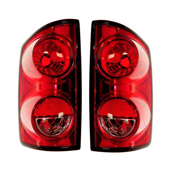 RAM 2500 Tail Lights; Red Housing; Red Lens (07-09 RAM 2500) - Free ...