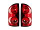 Tail Lights; Red Housing; Red Lens (07-09 RAM 2500)