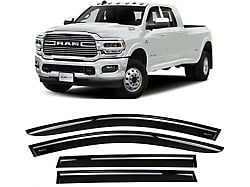 Tape-On Window Deflectors (19-24 RAM 2500 Crew Cab, Mega Cab)