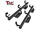 Tubular Style Drop Side Step Bars; Fine Textured Black (10-25 RAM 2500 Crew Cab)