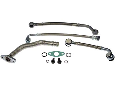 Turbocharger Coolant and Oil Supply / Return Line Kit (07-12 6.7L RAM 2500)