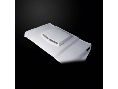 Type-TA Style Ram Air Hood; Unpainted (19-24 RAM 2500)