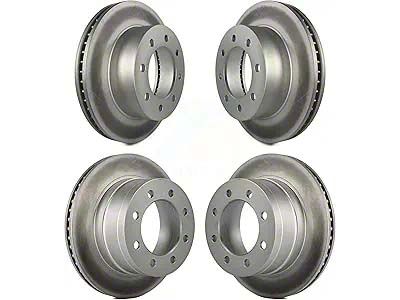 Vented 8-Lug Rotors; Front and Rear (03-08 RAM 2500)