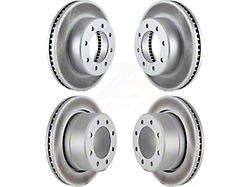 Vented 8-Lug Rotors; Front and Rear (09-24 RAM 2500)