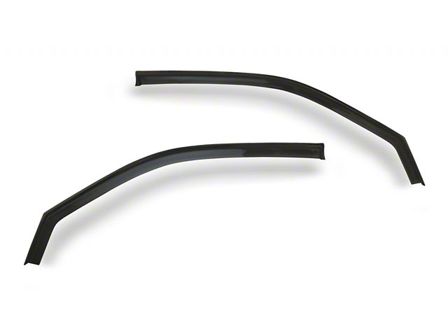 Ventgard Snap Window Deflectors; Smoked; Front Only (03-09 RAM 2500)