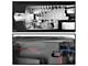 Version 2 Light Bar DRL Projector Headlights; Black Housing; Clear Lens (10-18 RAM 2500 w/ Factory Halogen Non-Projector Headlights)