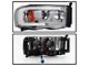 Version 2 Light Bar DRL Projector Headlights; Chrome Housing; Clear Lens (03-05 RAM 2500)