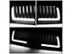 Vertical Fence Style Upper Replacement Grille with LED DRL Light; Gloss Black (10-18 RAM 2500)