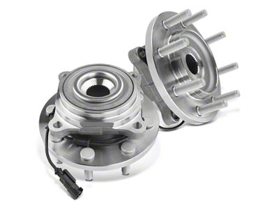 Wheel Bearing and Hub Assemblies with ABS Sensor; Front (12-13 4WD RAM 2500)