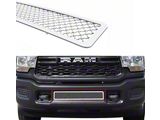 Wire Mesh Lower Bumper Grille Overlay; Polished (19-24 RAM 2500 w/o Front Parking Sensors)