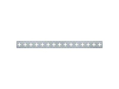 X-Track Rail; Zinc Plated; 60-Inch