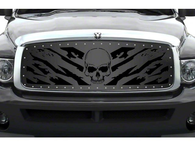 1-Piece Steel Upper Grille Insert; Nightmare (03-05 RAM 3500)