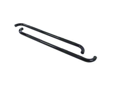 Go Rhino 3-Inch 4000 Series Cab Length Side Step Bars; Black (10-24 RAM 3500 Crew Cab)