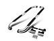 3-Inch Round Side Step Bars; Stainless Steel (06-09 RAM 3500 Mega Cab)