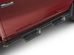 4-Inch Drop Sniper Running Boards; Textured Black (10-24 RAM 3500 Crew Cab)